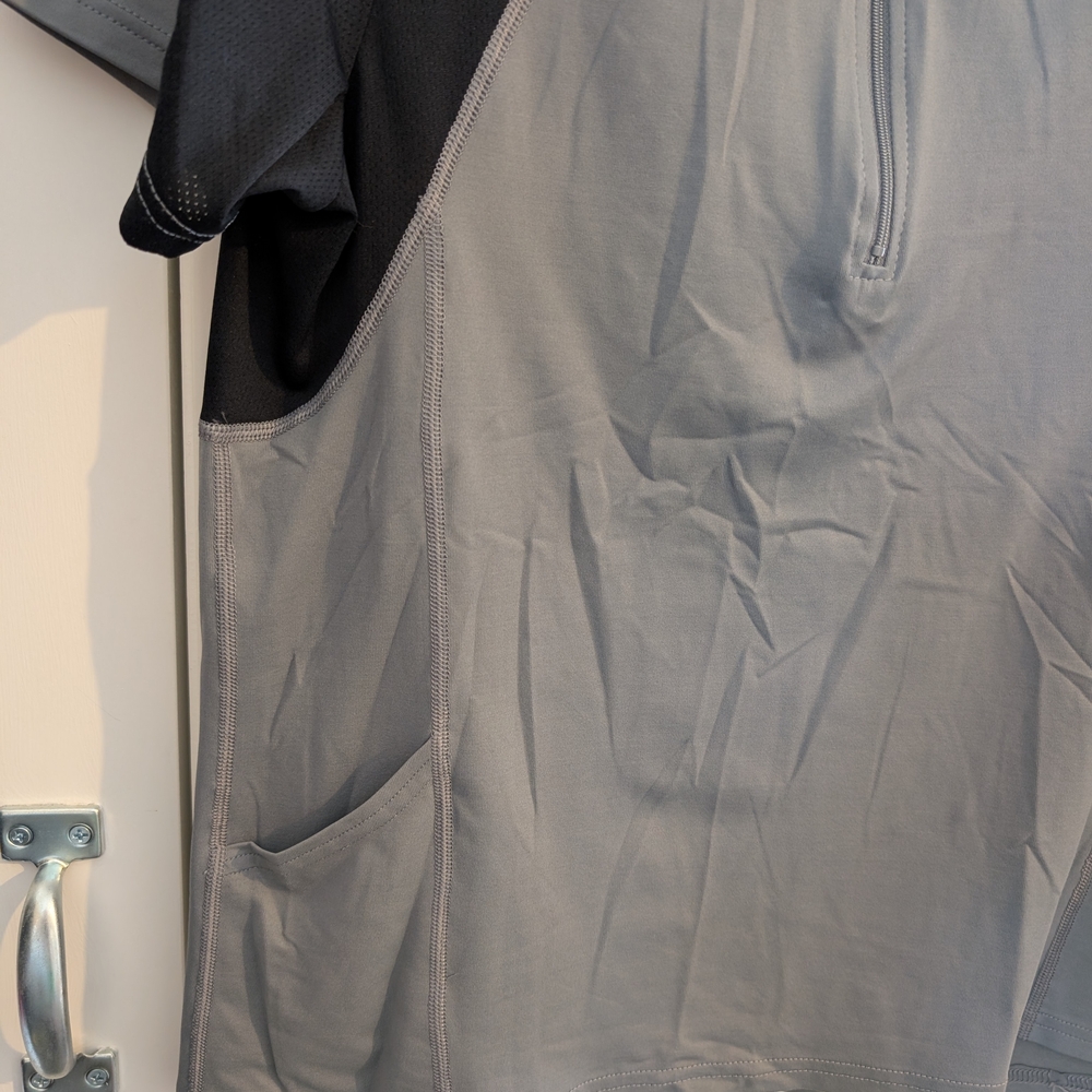 Kerrits Gray and Black Breath Tech Top - Picture 2 of 4